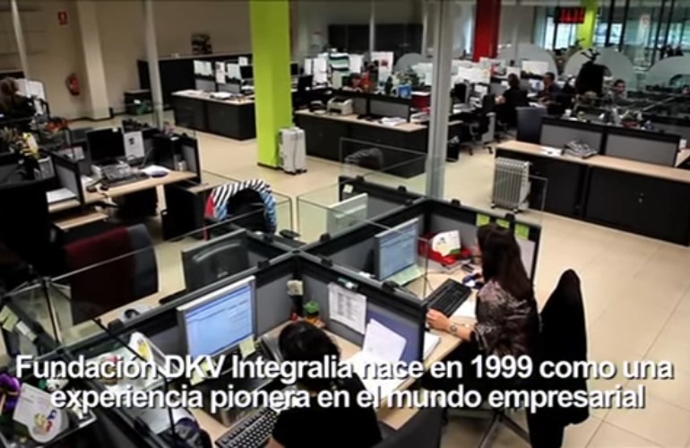 Imagen del vídeo de los primeros pasos de la Fundación Integralia DKV