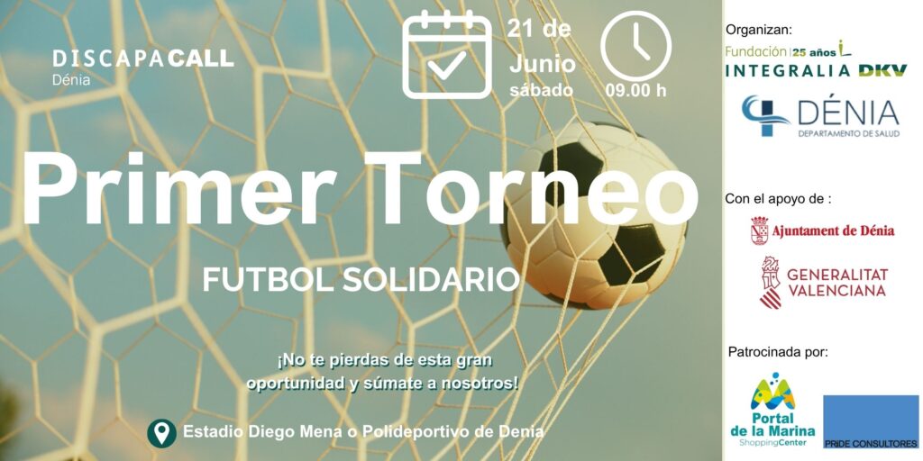 Primer Torneo de Fútbol Solidario en Denia